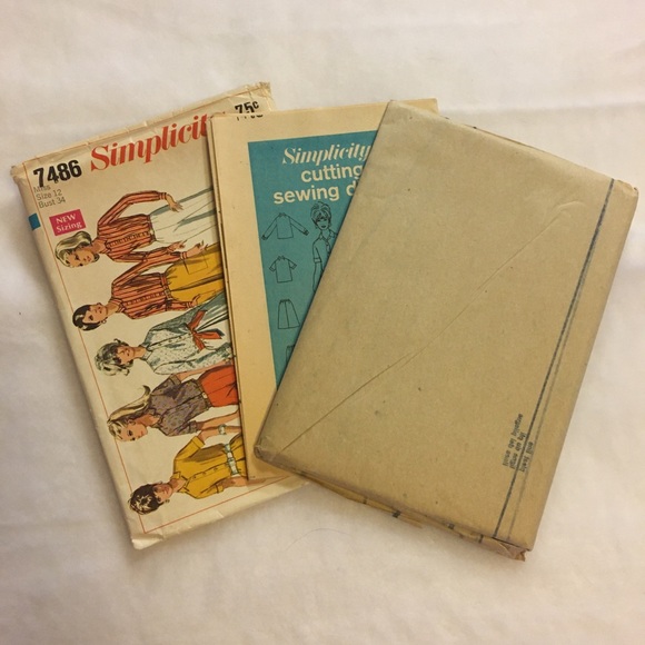 Simplicity Vintage Pattern #7486 Miss Size 12, Bust 34; New - Picture 6 of 6